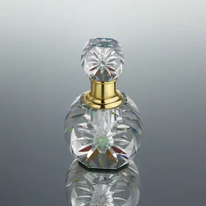 CJ-Professionale di Modo Sfaccettato Unico 3Ml Mini Bottiglia di Olio Essenziale di Cristallo Chiaro Bottiglia di Profumo