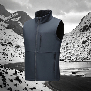Unisex SoftShell Winter Sports Jacket Casual Waterproof Windproof Outdoor Camping Work Vest Zipper Closure OEM Service Available - Product Image 3