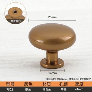 Door Knob for Window Zinc Alloy Solid Thickened Luxury Modern Single Hole Kitchen Cabinet <b>Wardrobe</b> Drawer Furniture <b>Hardware</b> - Product Image 5