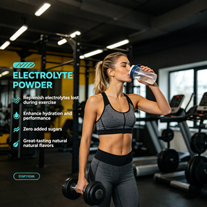 Poudre d'électrolytes pour l'hydratation, le regain d'énergie, la récupération, les minéraux essentiels pour l'entraînement et l'usage quotidien - Product Image 3