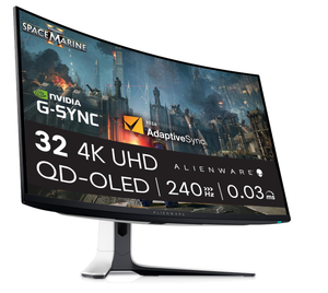 AW3225QF 32-Inch 4K QD-OLED Chơi Game Màn Hình 240Hz Cho Dell Cho Alienware Đầy Đủ UHD <span class=keywords><strong>LCD</strong></span> OLED Màn Hình Với 3840X2160 Pixels - Product Image 1