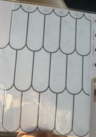Carreaux muraux autocollants 3D imperméables pour crédence de cuisine, mosaïque PVC pour la décoration intérieure, salle de bain, chambre à coucher