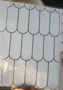 <span class=keywords><strong>Pegatinas</strong></span> de Mosaico de PVC Autoadhesivas 3D Impermeables <span class=keywords><strong>para</strong></span> Pared de Cocina, Decoración del Hogar, Baño y Dormitorio - Product Image 2