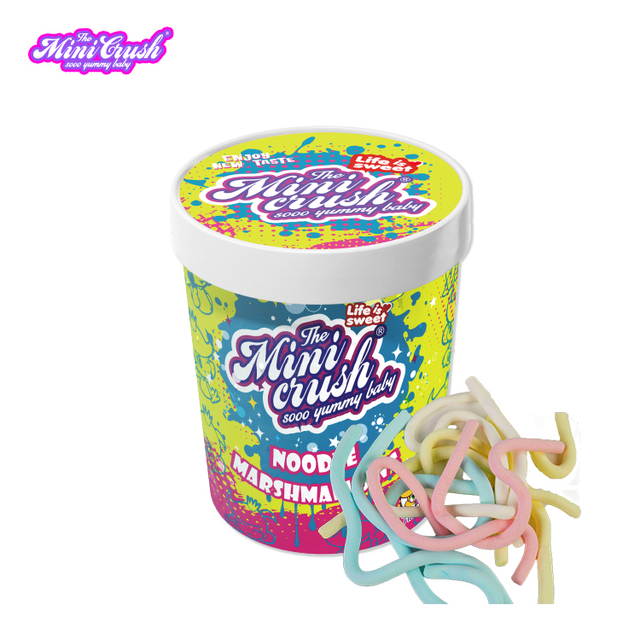 Wholesale Sour Sweet Fruit Flavor Marshmallow Candy DIY Soft Cartoon Coated Marshmallow