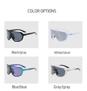 نظارات رياضية كبيرة الإطار من ليير للدراجات، نظارات واقية من الرياح، نظارات شمسية عالية الدقة مضادة للأشعة فوق البنفسجية 400 للاستخدام الخارجي للرجال والنساء - Product Image 5