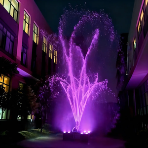 रोटरी नोजल जेट वॉटर फाउंटेन स्टेनलेस स्टील घर के लिए आसान स्थापित लक्जरी अनुकूलित आउटडोर आधुनिक लोकप्रिय हॉट सेल DEWY - Product Image 4