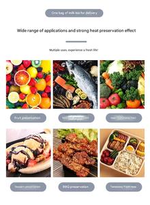 Disposable Non-Woven Fabric Catering Milk Tea Coffee Hot and Cold Insulated Aluminum Foil Takeout <b>Packaging</b> <b>Bag</b> - Product Image 5