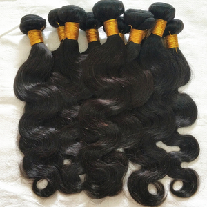 Letsfly Virgin Human Hair Bundles 8A Natural Brazilian Remy Hair Bundles 100gram Straight <b>Body</b> <b>Wave</b> Curly Hair Thick Extensions - Product Image 5
