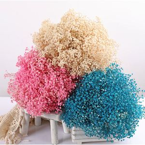 ดอกยิปโซฟิลลาแห้งแบบธรรมชาติ กิ่งดอกยิปโซฟิลลาสัมผัสเหมือนจริง สำหรับตกแต่งงานแต่งงาน - Product Image 3