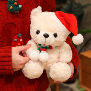 New Handmade High Quality Christmas Bear Plush Toys Teddy Bears Christmas Decoration <b>Hanging</b> <b>Ornaments</b> Factory Direct Wholesale - Product Image 5