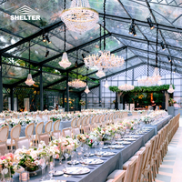 Vente de tentes de mariage en Afrique du Sud, cérémonie pour 500 personnes, extérieur, moderne, toit transparent, tente de fête 30x50