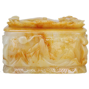 Urna Funeraria de Resina Beige Jade, Caja Funeraria <span class=keywords><strong>Sellada</strong></span> Ruyi Moldeada en una Sola Pieza - Product Image 3