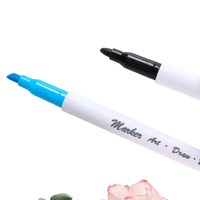 Conception d'art pour enfants pinceaux fins pointe de tête douce peinture professionnelle colorée marqueurs d'art fournitures ensemble de peinture