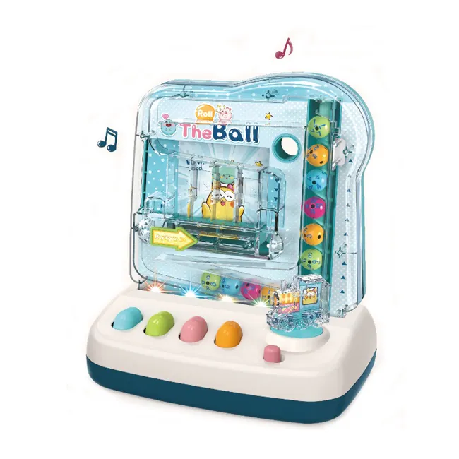 子供のための光と音楽パズルゲームでボールテーブルゲーム機のおもちゃを電気自動ロール