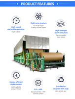 Machine de recyclage de carton usagé 3200 mm 50 TPD pour la fabrication de papier ondulé – Fournisseurs de machines à papier