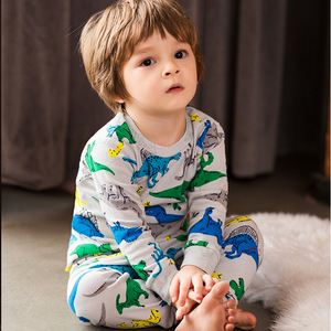 OA 60 Días OEM ODM OBM Pijama de Manga Larga para Niños, Ropa Ajustada, Conjunto de Pijama 100% Algodón, Conjunto de Pijama de 2 Piezas para Niñas, Ropa de Dormir para Niñas - Product Image 3