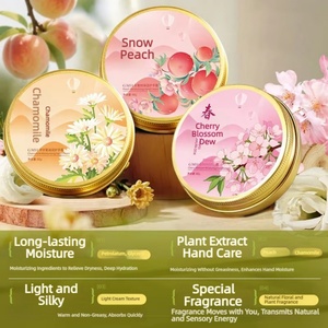 Crema de Manos GMH Hidratante con Fragancia Otoño-Invierno, Set de Regalo en Caja con Aroma a Flor de Cerezo, Manzanilla y Melocotón, Unisex, Envase de Aluminio - Product Image 2
