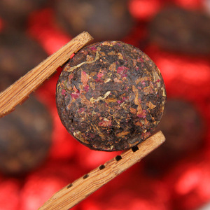 Thé Pu'er en Gros, Thé <span class=keywords><strong>Rose</strong></span> Pu'er, Mini Tuocha <span class=keywords><strong>Rose</strong></span>, Pu'er Coloré, Petit Tuocha Doré 500g en Vrac, Thé Minceur Beauté - Product Image 2