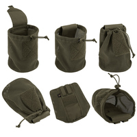 KRYDEX Ranger Vert Tactique MOLLE Drop Pouch Pliable Mag Sac de Recyclage Mesh Dump Pouch