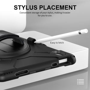 360 xoay Silicone chống sốc chân đế dây đeo tay trường hợp máy tính bảng cho iPad thế hệ thứ 10 2022 10.9 trường hợp trường hợp gồ ghề - Product Image 2