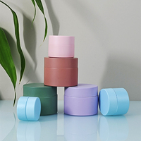 Pot cosmétique de luxe personnalisé 10g 15g 20g 30g 50g, emballage pour soins de la peau, pots en verre pour crème avec couvercles