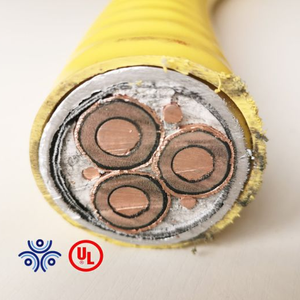 TECK 90 EPR/PVC/<span class=keywords><strong>CWS</strong></span>/AIA/PVC tres conductores blindados MV Cable de alimentación (5kV) - Product Image 2