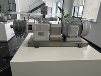 Homogénéisation d'émulsifiant industriel en ligne à 3 étages Homogénéisateur à haut cisaillement Pompe mélangeuse Stator et rotor à 3 étages