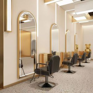Miroir de coiffure mural simple face, tendance et populaire sur internet, pour salon de coiffure - Product Image 6