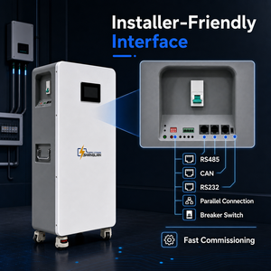 Batería LiFePO4 de 51.2V 314Ah 16kWh con WiFi, Monitoreo en la Nube, BMS Inteligente, 6000 Ciclos, Almacenamiento Solar para Casa Móvil, Stock en Polonia, UE - Product Image 5