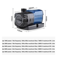Pompe à eau submersible en métal à fréquence variable et à économie d'énergie de la série JTP SunSun, pour l'aquaculture et la filtration