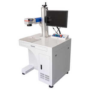 Machine de gravure laser à fibre rotative YHS intelligente à haut niveau de sécurité, machine de marquage de bureau - Product Image 4