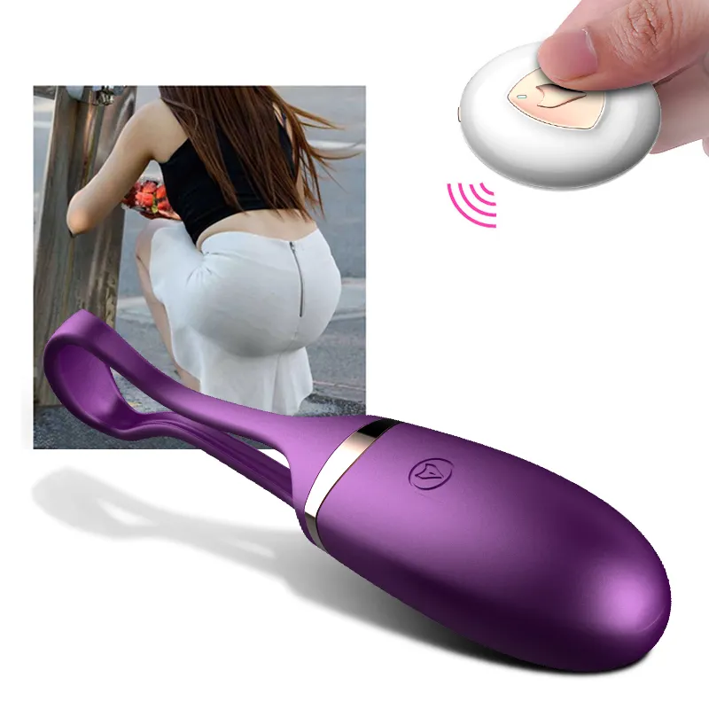 Vibrador com controle remoto, sem fio, motor forte, ovo vibrador para mulheres, anal, brinquedo sexual adulto