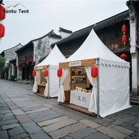 Carpa de pagoda impermeable con marco de aluminio de tamaño personalizado para jardín, boda, exposición, comedor al aire libre, catering o espacio para eventos especiales
