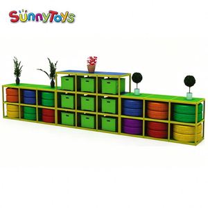 Meuble à chaussures créatif non toxique pour maternelle avec organisateur, mobilier d'<span class=keywords><strong>occasion</strong></span> pas cher pour garderie - Product Image 6