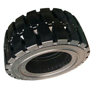 28x12.5-15 solido pneumatico solido carrello elevatore pneumatico resistente durevole per la costruzione di cantieri Container porto e uso industriale - Product Image 5