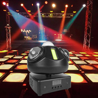 Solution d'éclairage de scène compacte : Projecteur rotatif stroboscopique laser blanc chaud pour discothèques, boîtes de nuit, KTV, DMX512 E27