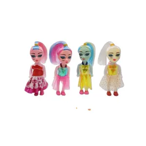 2023卸売ハロウィンおもちゃノベルティ3.5インチシリコンゴーストドール女の子の中のキャンディーギフトキャンディーおもちゃ