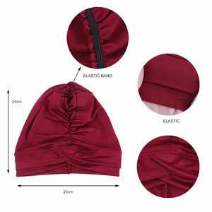 Bonnet sous-hijab islamique en modal uni, chapeau sous-hijab musulman, turban extensible, chapeau couvrant intégral, hijab intérieur - Product Image 5