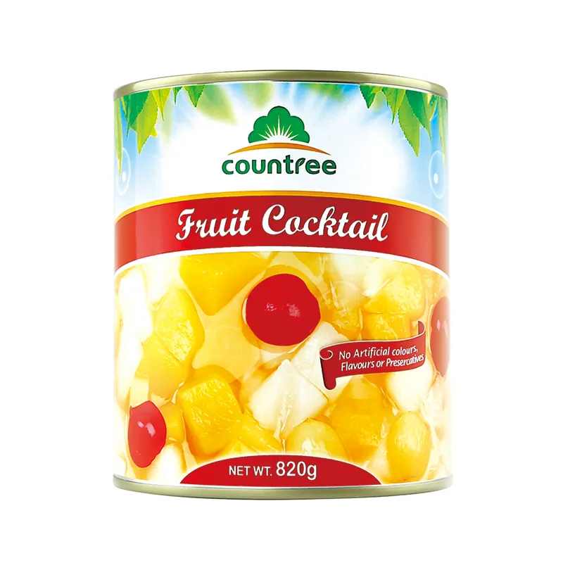 Wholesale Delicious Canned Mixed Fruit In Syrup Canned Fruit Cocktail
