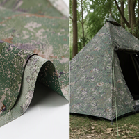 Tissu Oxford en polyester enduit imprimé camouflage avec revêtement en taffetas pour TENTES et SACCHES