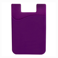 Vente en gros, possibilité de personnaliser le logo pour tous les supports de cartes de téléphone portable, étui de téléphone, étui en silicone, support de carte de téléphone