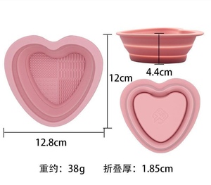 Bol de nettoyage pliable en silicone pour pinceaux de maquillage, éponge cosmétique, tampon de lavage multifonction, outil de beauté pour usage domestique - Product Image 3