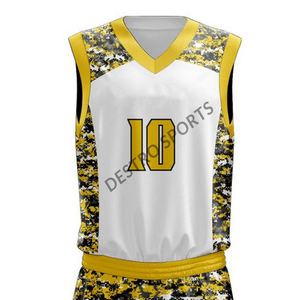 Logo personnalisé Uniforme de basket-ball de haute qualité Dernier design Personnalisé Jeunes 100% polyester Ensembles d'uniformes de basket-ball à vendre - Product Image 5