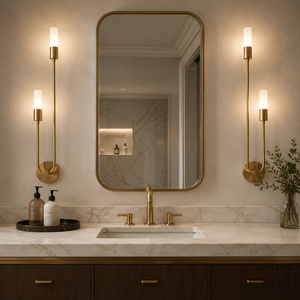 <span class=keywords><strong>Applique</strong></span> <span class=keywords><strong>murale</strong></span> LED dorée en cuivre moderne BGST, forme en U, pour porche, couloir, chevet, allée - Product Image 3