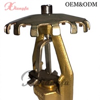 Tête de sprinkler ESFR à suppression rapide et réponse rapide, type vertical, en laiton, pour applications industrielles et entrepôts à rayonnages hauts