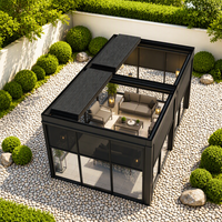 Pergola rétractable en aluminium à rupture de pont thermique de haute qualité Sweet Home, montage facile, imperméable, pour patio extérieur, jardin, gazebo
