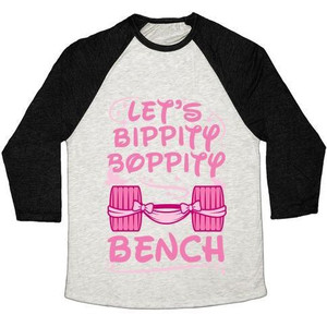 Let's Bippity Boppity Bench Unisex Tri-Blend <b>Baseball</b> <b>Tee</b> - Product Image 3