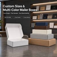 Cajas de Cartón Corrugado de Colores al por Mayor para Ropa Interior, Prendas de Vestir, Cosméticos y Regalos - Diseño Personalizado con Relieve y Recubrimiento UV