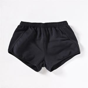 Custom Tracksuit With 3D Embroidery Logo Zipper <b>Cropped</b> Hoodie and Shorts Set - Product Image 4