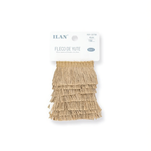 Frangia in Iuta ILAN 4cm 1M per Decorazioni Artigianali - Product Image 2